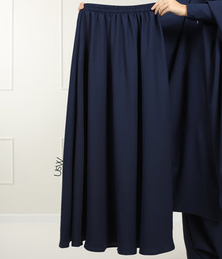 2-Piece TIE BACK TAYMA Jilbab - Navy