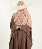 Full Instant Hijab XL - Heller Pfirsich