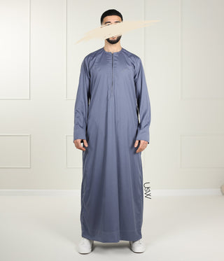 UsW Emirati Tailored Qamees Rayan - Grey