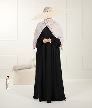 Jilbab Jazz Balloon Sleeve - Black