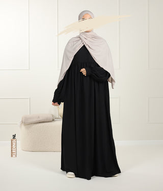 Jilbab Jazz Balloon Sleeve - Black