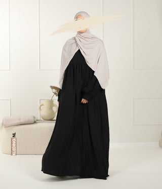 Jilbab Jazz Balloon Sleeve - Black