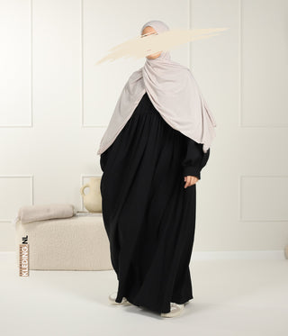 Jilbab Jazz Balloon Sleeve - Black