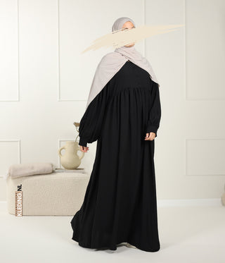 Jilbab Jazz Balloon Sleeve - Black