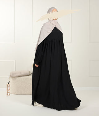 Jilbab Jazz Balloon Sleeve - Black