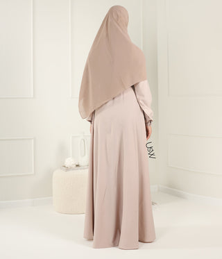 Abaya Maleekah Aaliia - Cream