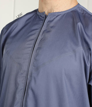 UsW Emirati Tailored Qamees Rayan - Grey