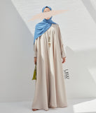 Farasha Open Style TAYMA - Creme (ekskl. Slip Dress)