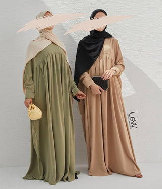 Jilbab Qatariyya PEARL STRETCH - Latte