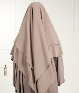 Double Diamond KHIMAR MEDINI Silk - Taupe