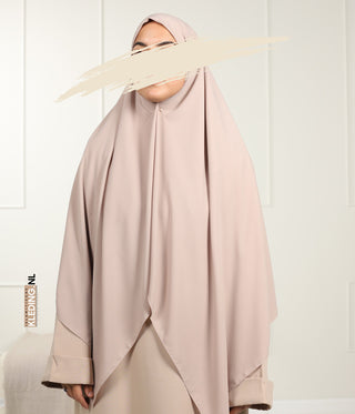 Hijaab 140cm Vierkant Pearl