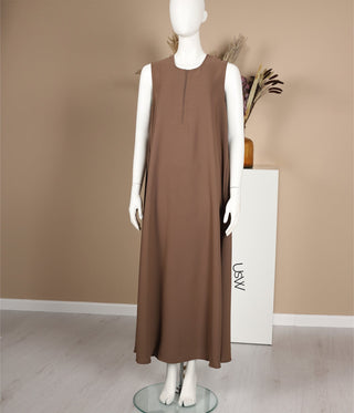 Slip Dress TAYMA - Coffee