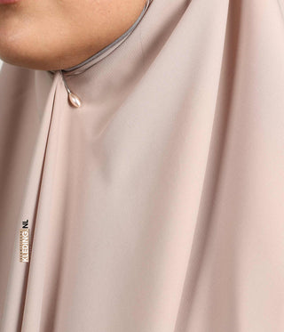 Hijaab 140cm Vierkant Pearl