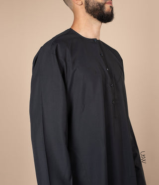 Qamees Emirati UsW - Black