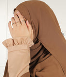 Full Instant Hijab XXL - Erdnuss