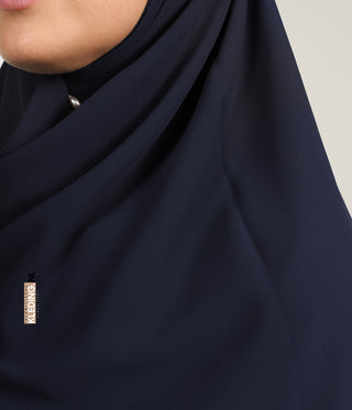 Hijaab 140cm Vierkant Georgette