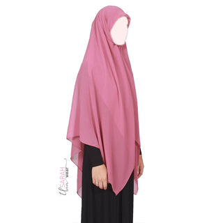 Hijaab 150cm vierkant Powder Pink