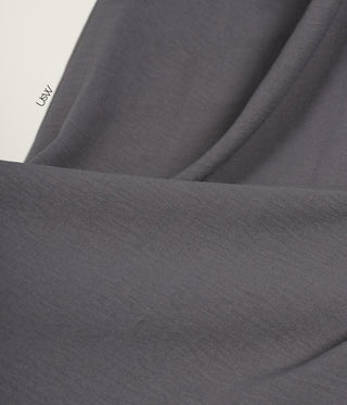 Abaya Jazz trapèze (Option : Double D. Khimar) - Graphite