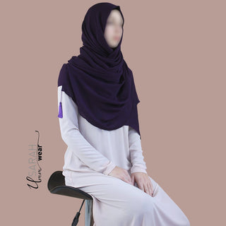 Maysarah Scarf Dark Purple