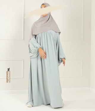 Jilbab Soumaya Balloon Sleeve - Blue Grey