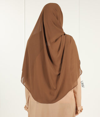 Full Instant Hijaab XL - Peanut