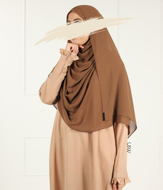 Full Instant Hijaab XL - Peanut