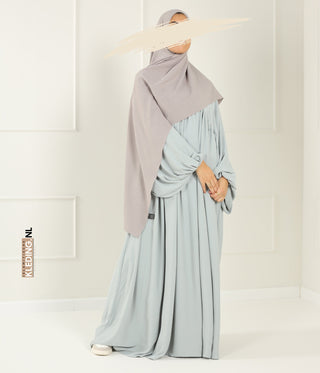 Jilbab Soumaya Balloon Sleeve - Blue Grey