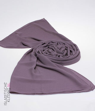 Mekani šifon rastezljivi šal Dusty Mauve