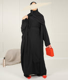 Kimono & Abaya set od mikrovlakana - crna