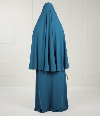 A-lijn PUFF Abaya Jazz- UsW - Peacock