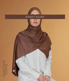 Maxi Jersey Scarf 55x170 Taupe
