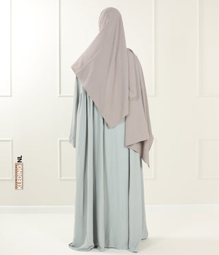 Jilbab Soumaya Balloon Sleeve - Blue Grey