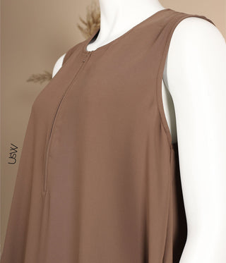 Slip Dress TAYMA - Coffee