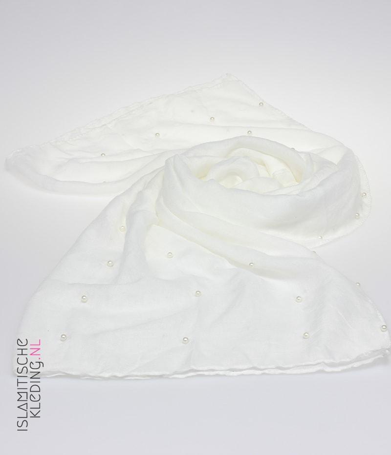 V Scarf Classic Pearl Off-White