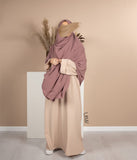 Hijab XXL Pearl - 125x200 - Mauve Brown