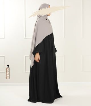 Jilbab Soumaya Balloon Sleeve - Black