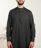 Sarwal Kameez Soft & Light - Zwart