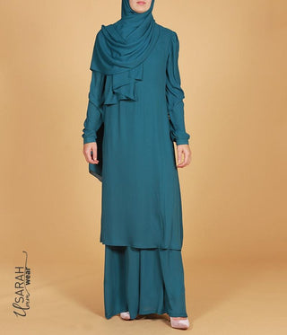 Asala Midi Dress Petrol