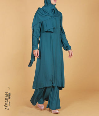 Asala Midi Dress Petrol