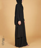 Asala Midi Dress Noir