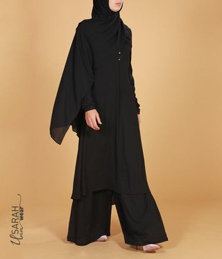 Asala Midi Dress Noir