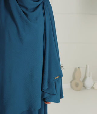 A-lijn PUFF Abaya Jazz- UsW - Peacock