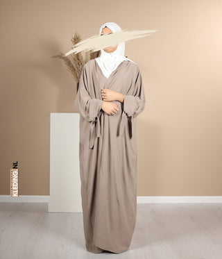 Oversized Noora Kimono Jazz - Taupe