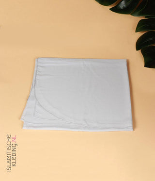 Hijab 150cm Oval - Hellgrau