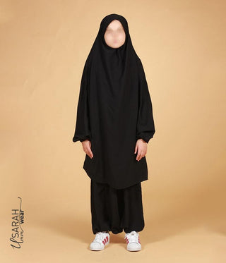 Khimarset Girls Black