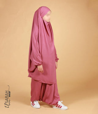 Khimarset Girls Blush Pink