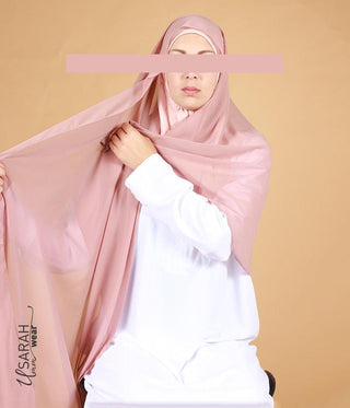 Instant Inner Scarf Nude Pink