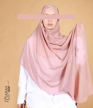 Instant Inner Scarf Nude Pink