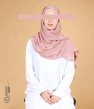 Instant Inner Scarf Nude Pink