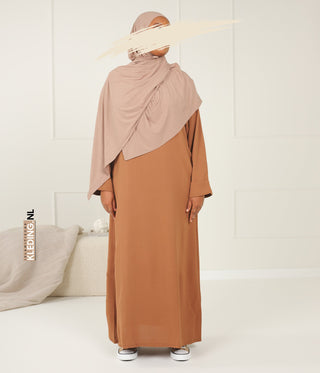 Noora Kimono Abaya - Camel